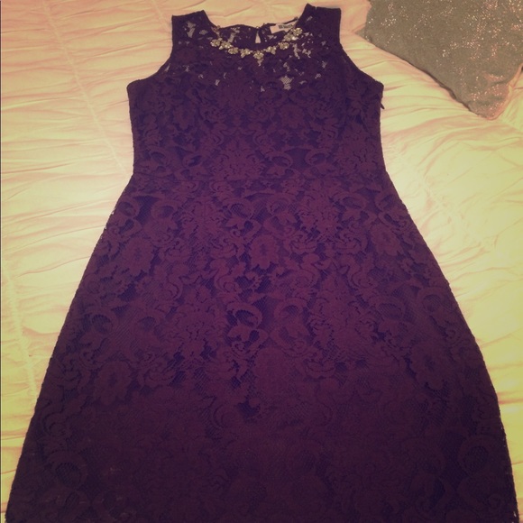 NWT BlackBerry Lace Dress BOUTIQUE  sz 2 - Picture 1 of 4